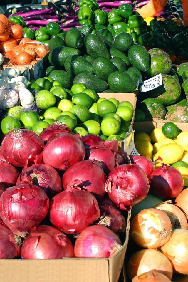 An assortment of fresh produce